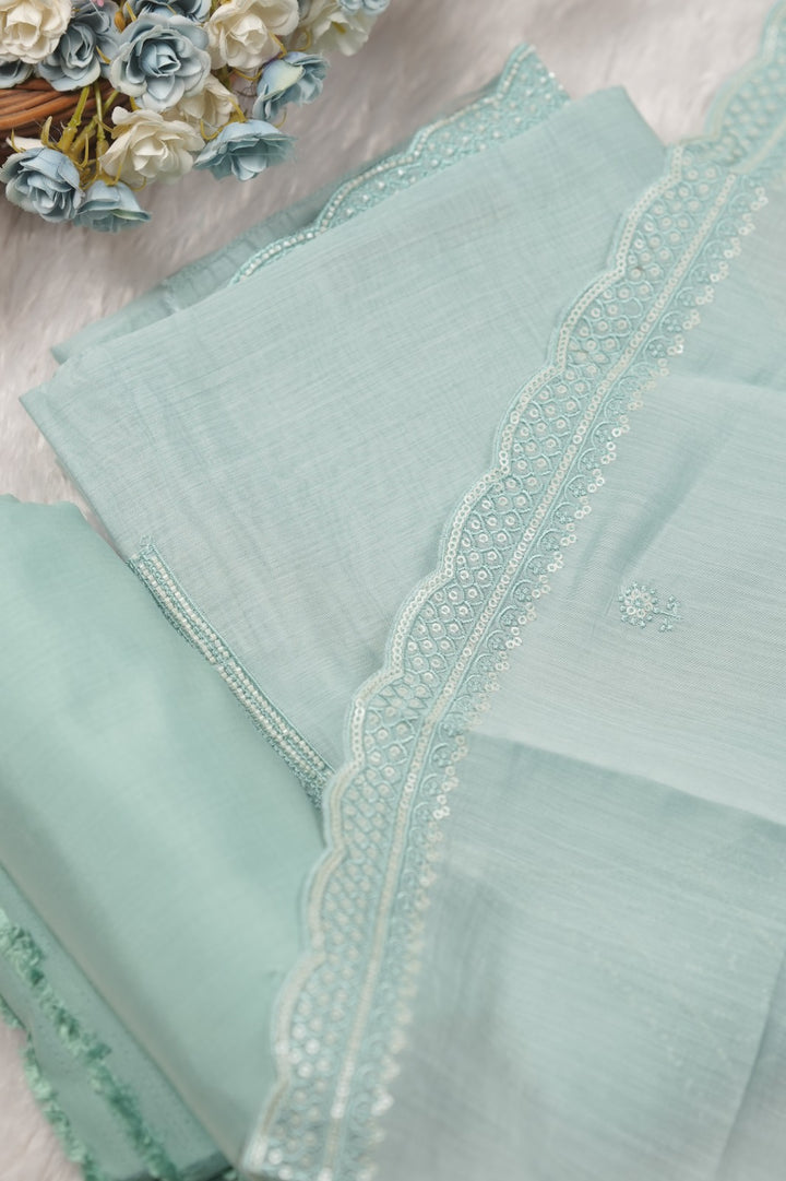 Semi Chanderi Salwar TSS01493