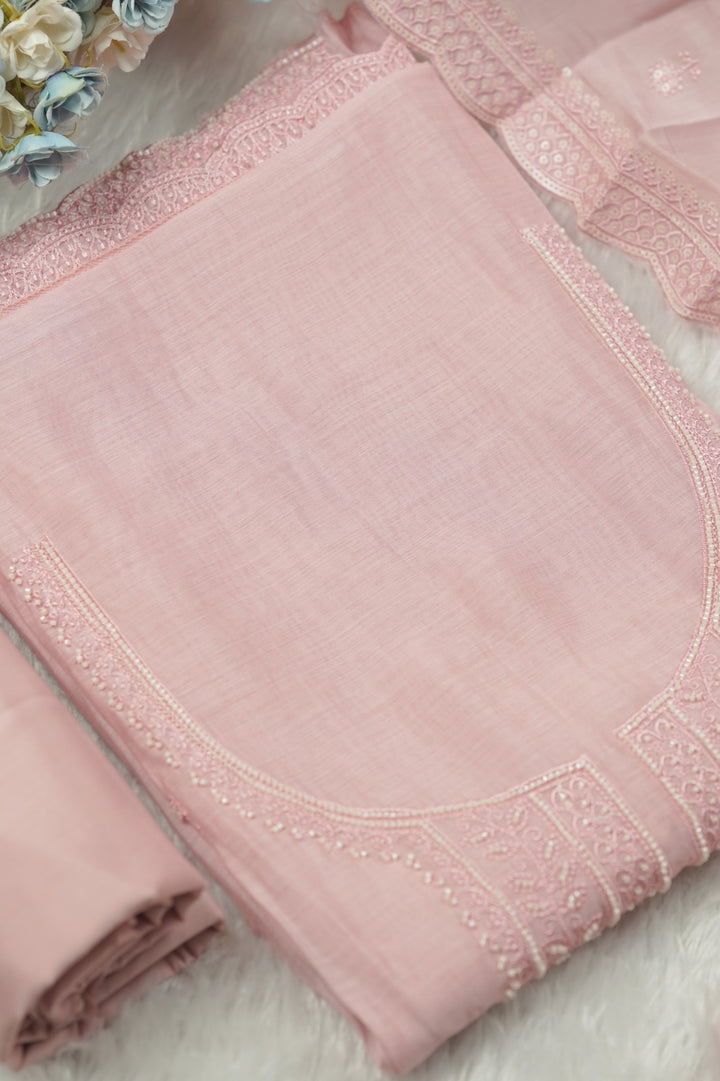 Semi Chanderi Salwar TSS01494