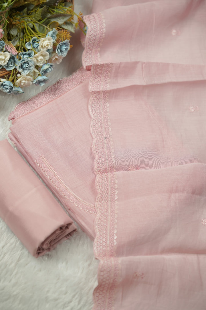 Semi Chanderi Salwar TSS01494