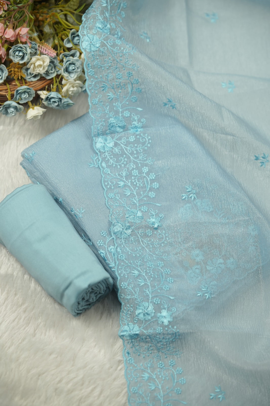 Crushed Organza Salwar TSS01496