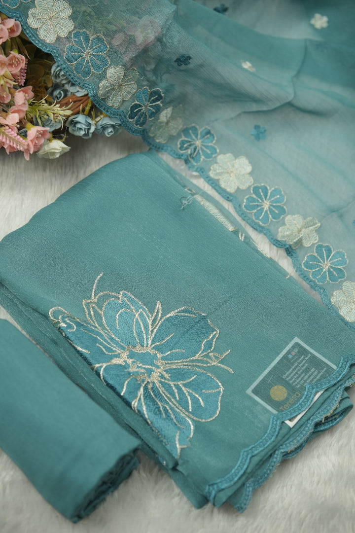 Crushed Organza Salwar TSS1504