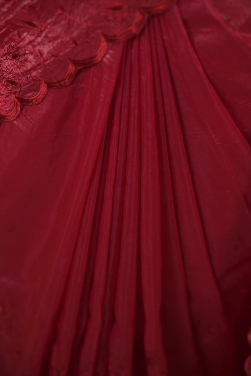 Shimmer Crepe Saree TSA5804