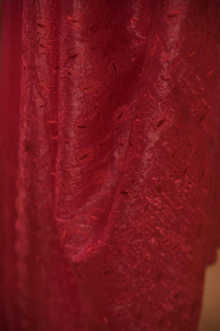 Shimmer Crepe Saree TSA5804