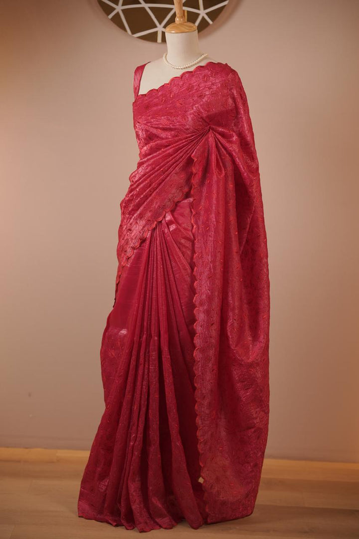Shimmer Crepe Saree TSA5804