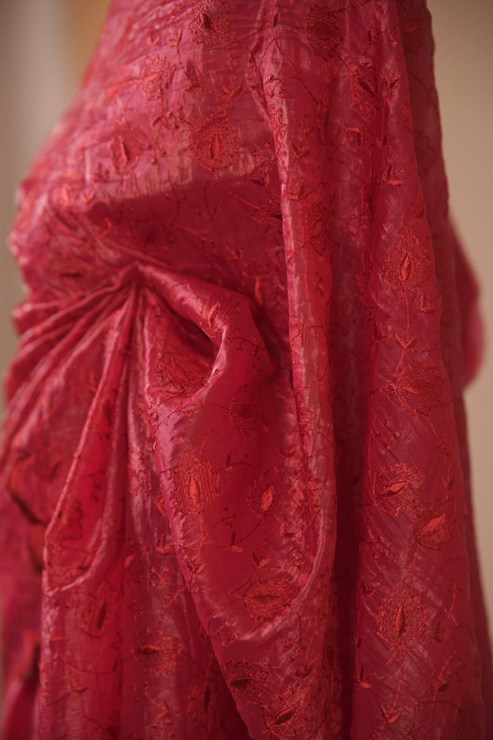 Shimmer Crepe Saree TSA5804