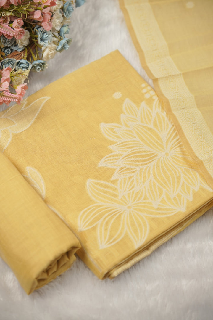 Semi Chanderi Salwar TSS01506