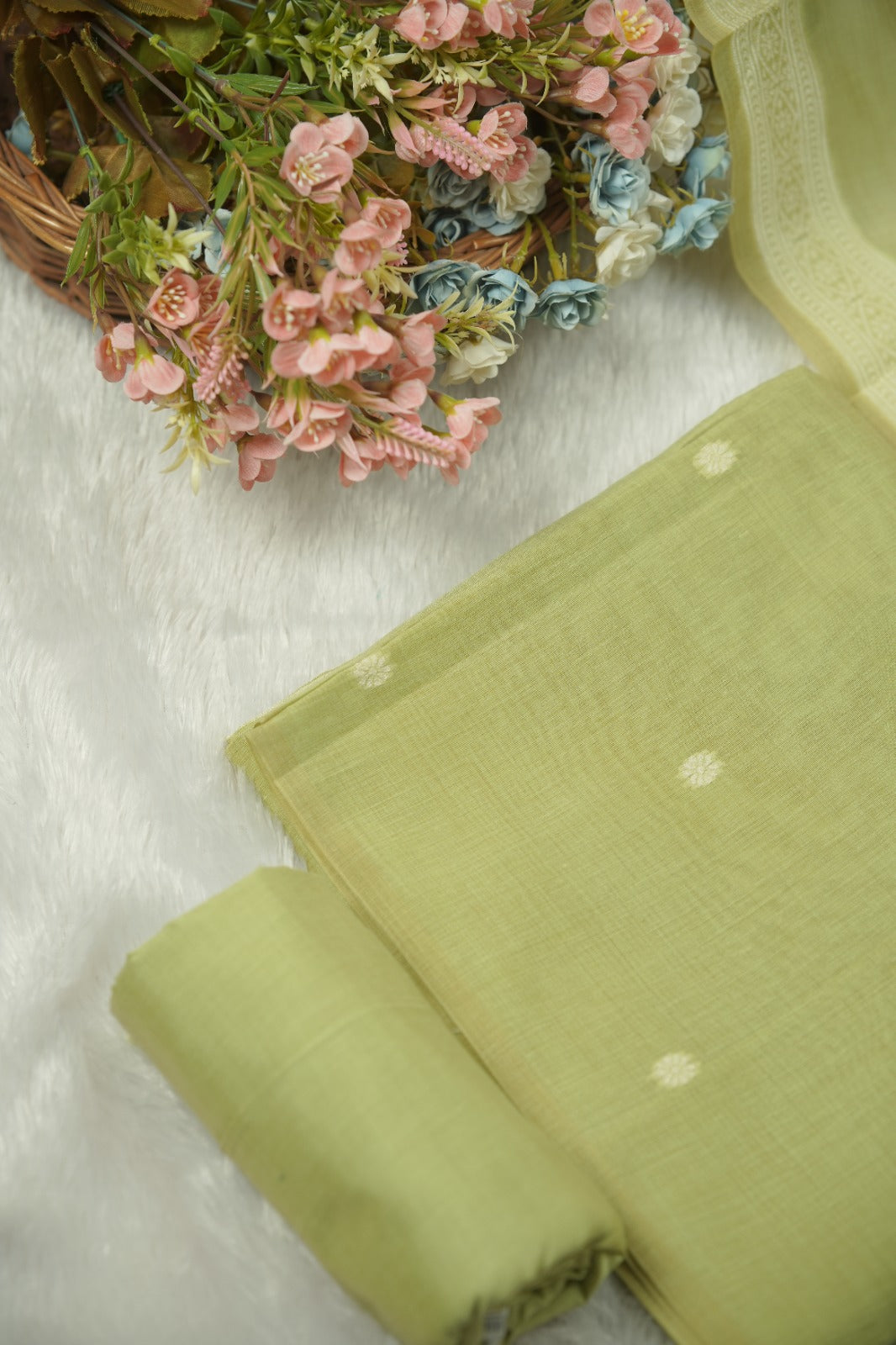 Semi Chanderi Salwar TSS01505