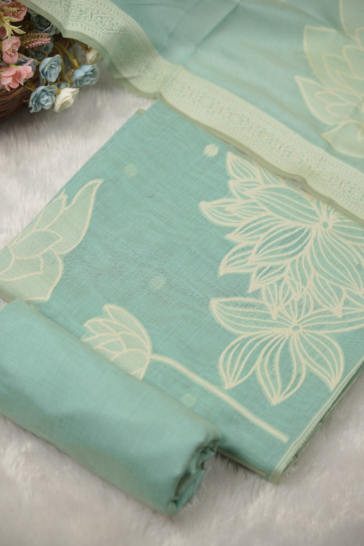 Semi Chanderi Salwar TSS01507