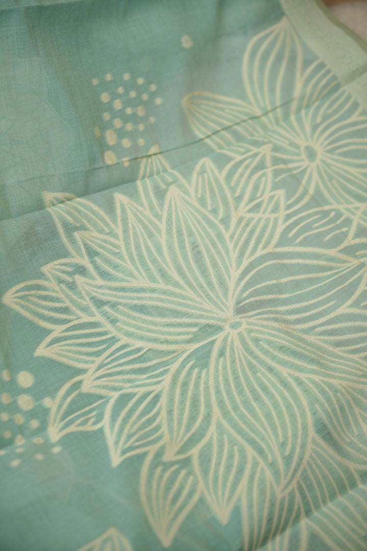 Semi Chanderi Salwar TSS01507
