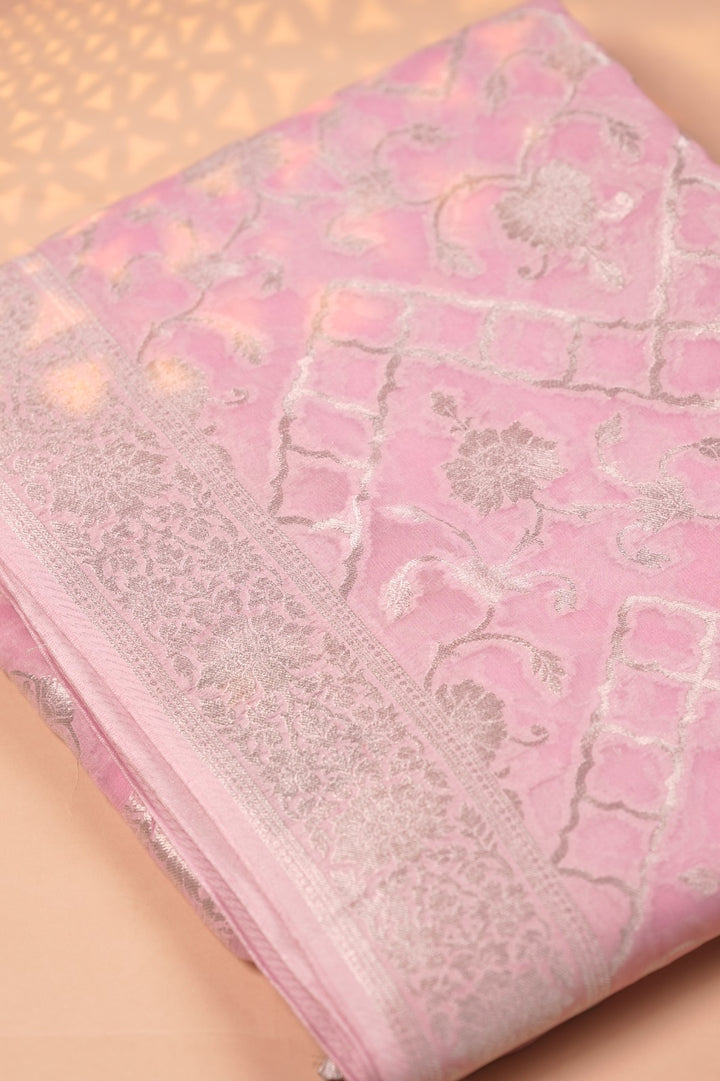 Semi Banarasi Saree TSA01517
