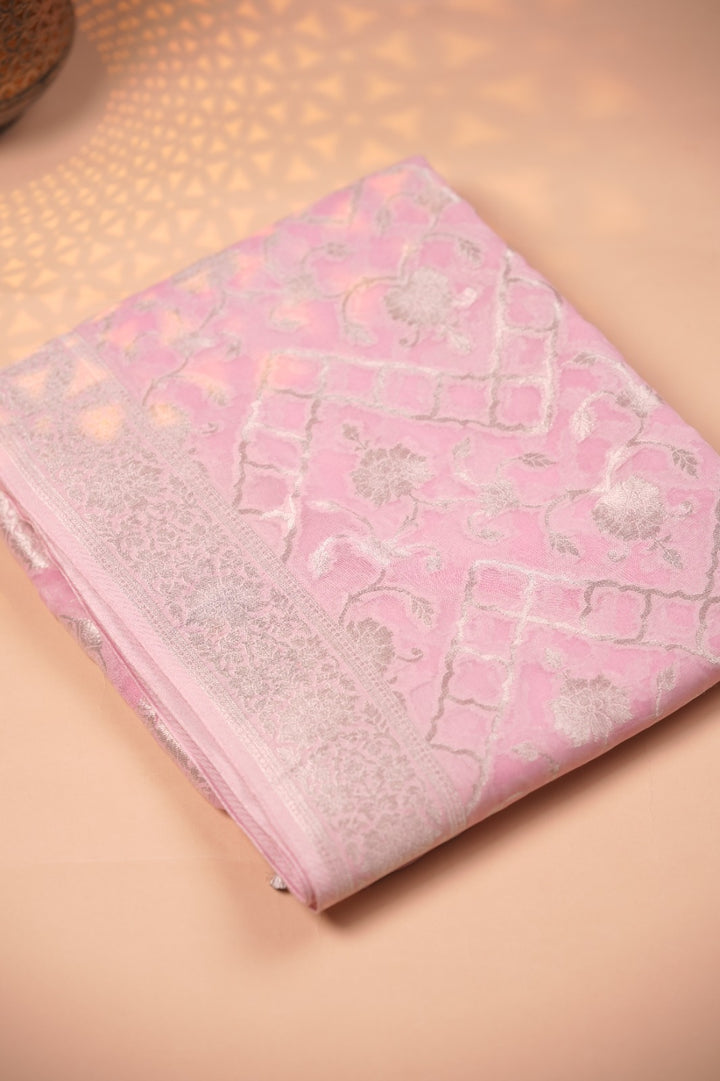 Semi Banarasi Saree TSA01517