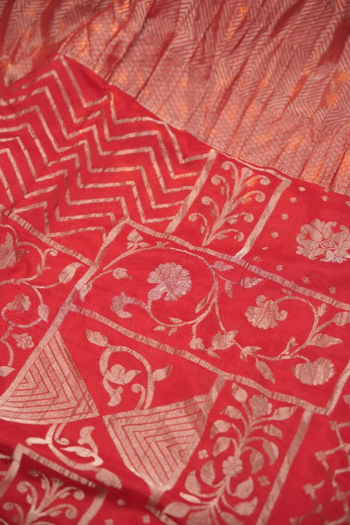 Semi Banarasi Saree TSA01515