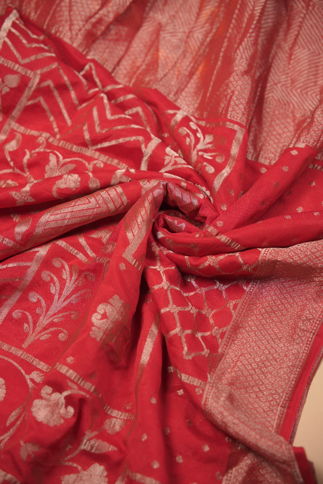 Semi Banarasi Saree TSA01515