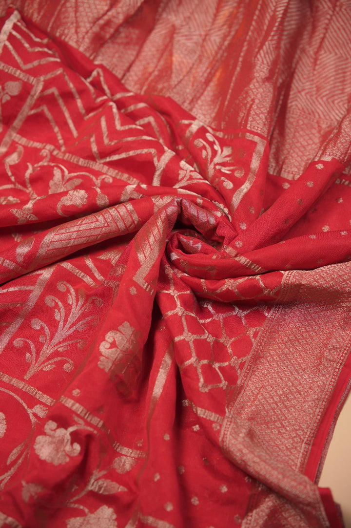 Semi Banarasi Saree TSA01515
