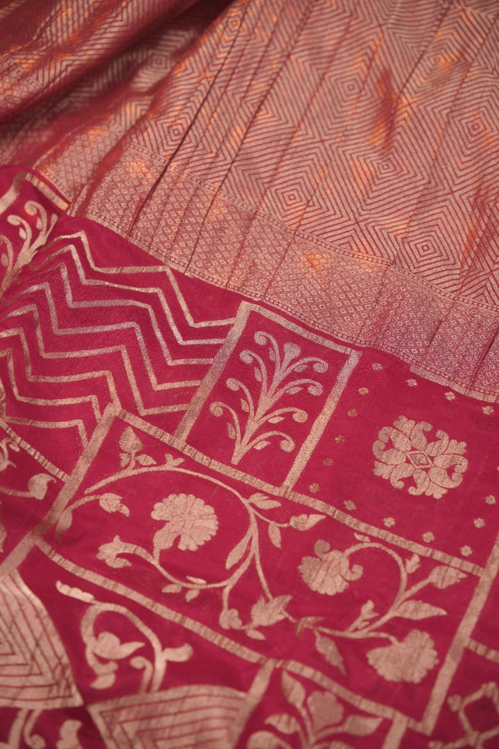 Semi Banarasi Saree TSA01514