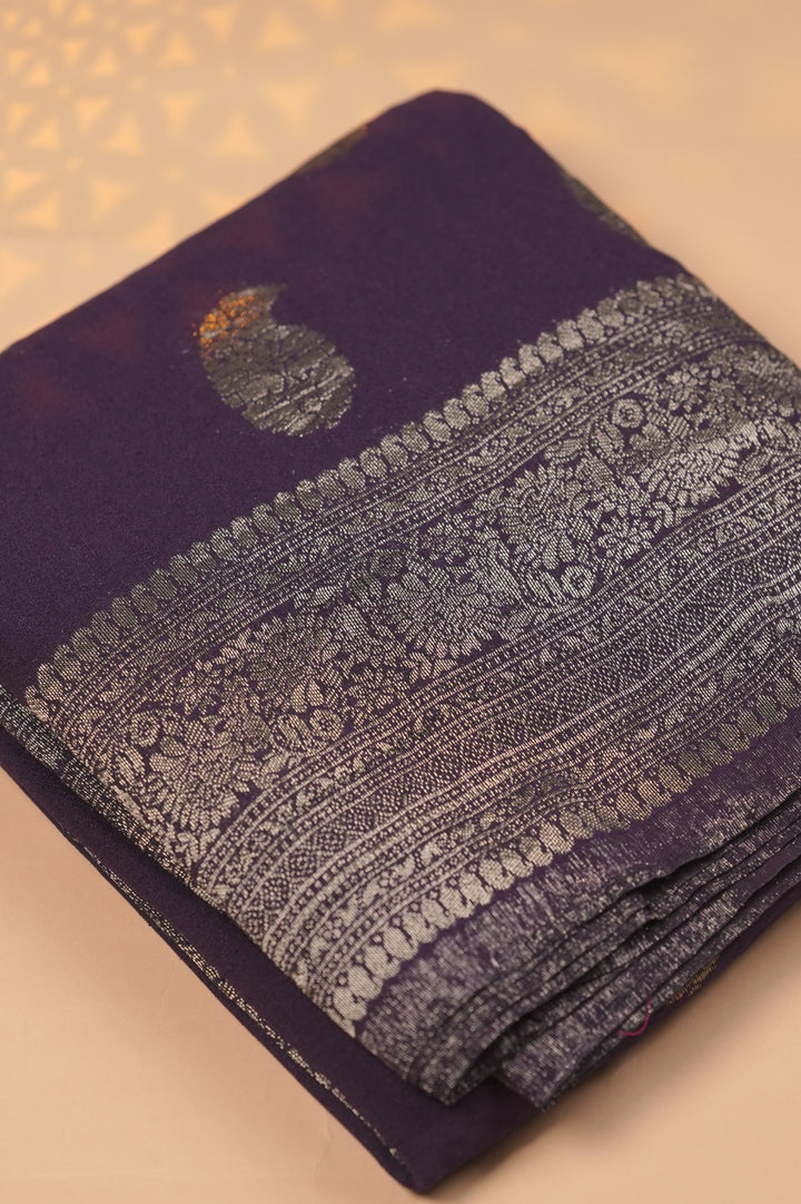 Semi Banarasi Saree TSA01516