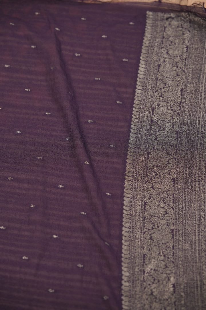 Semi Banarasi Saree TSA01516