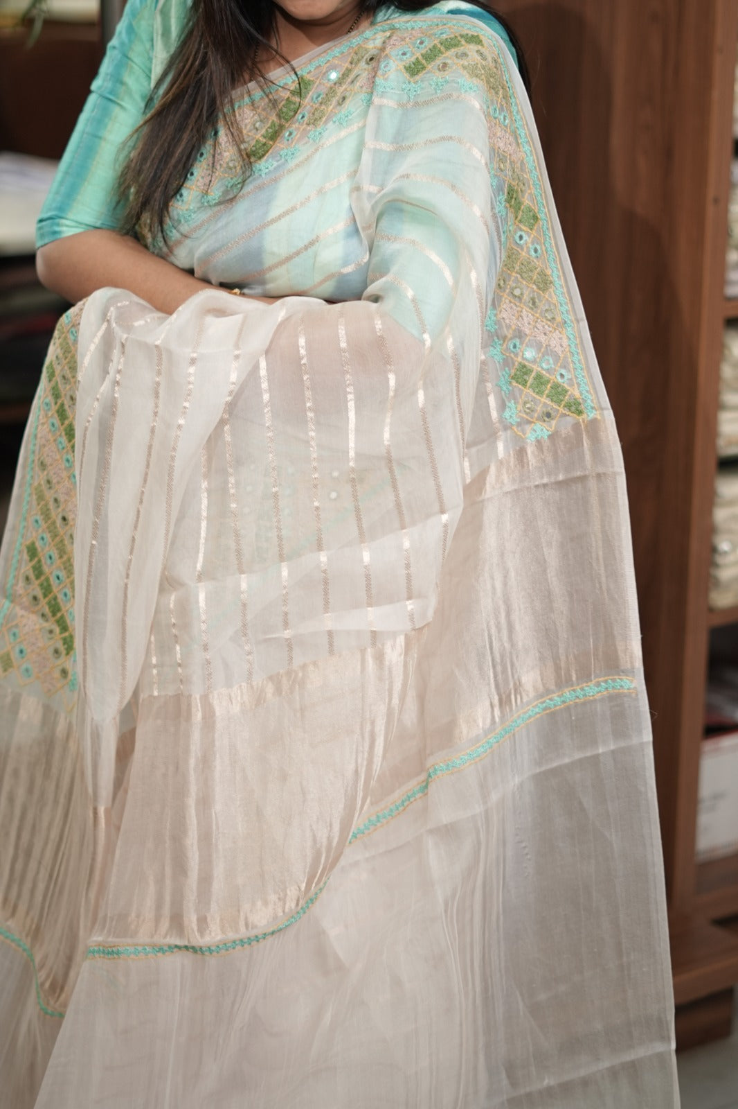 Organza Saree TSA5826