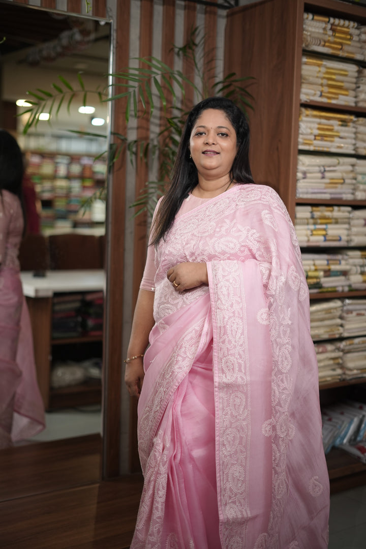 Organza Saree TSA5858