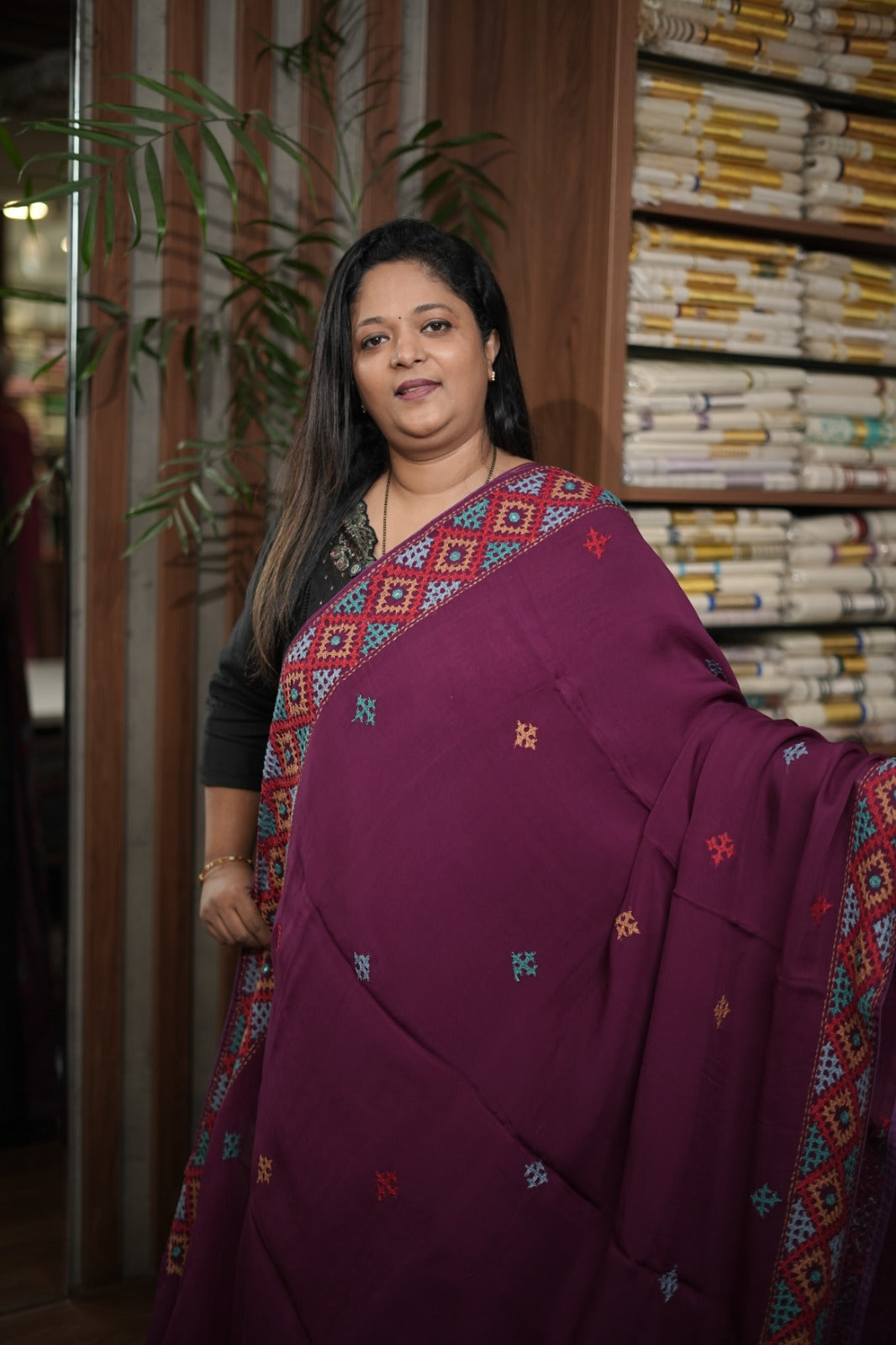 Viscose Organza Saree TSA5908