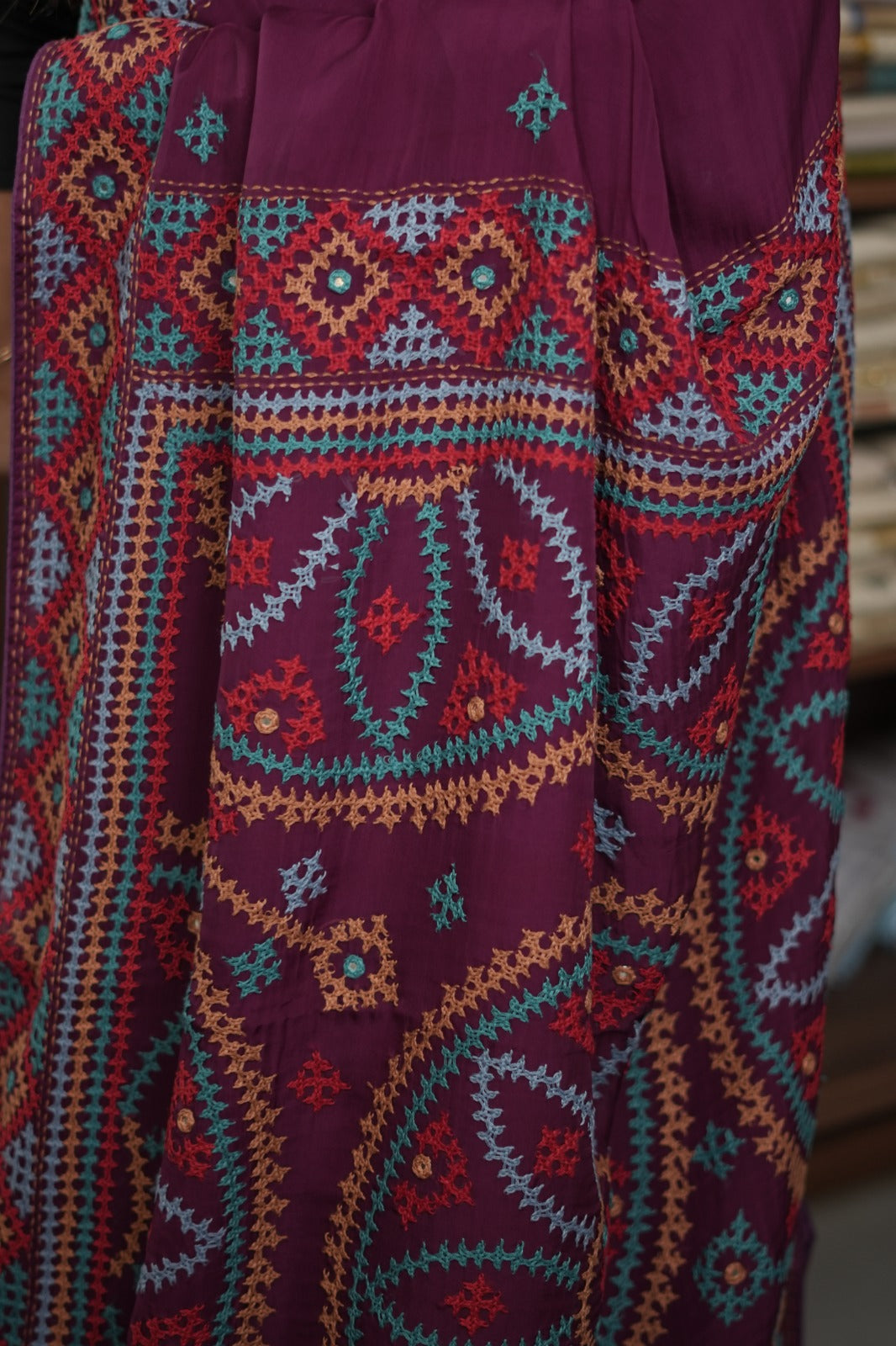 Viscose Organza Saree TSA5908