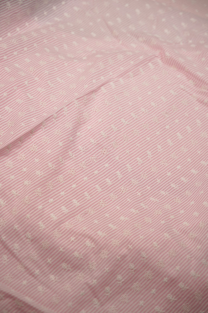 Cotton Check Material TRF5823