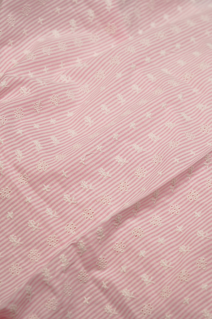 Cotton Check Material TRF5823