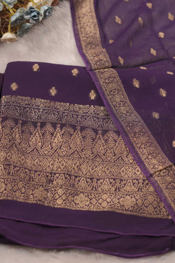 Georgette Banarasi Salwar TSS01569