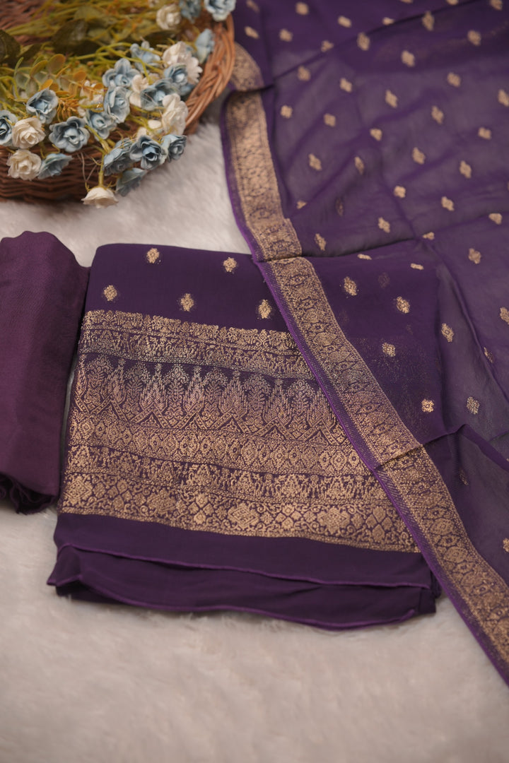 Georgette Banarasi Salwar TSS01569