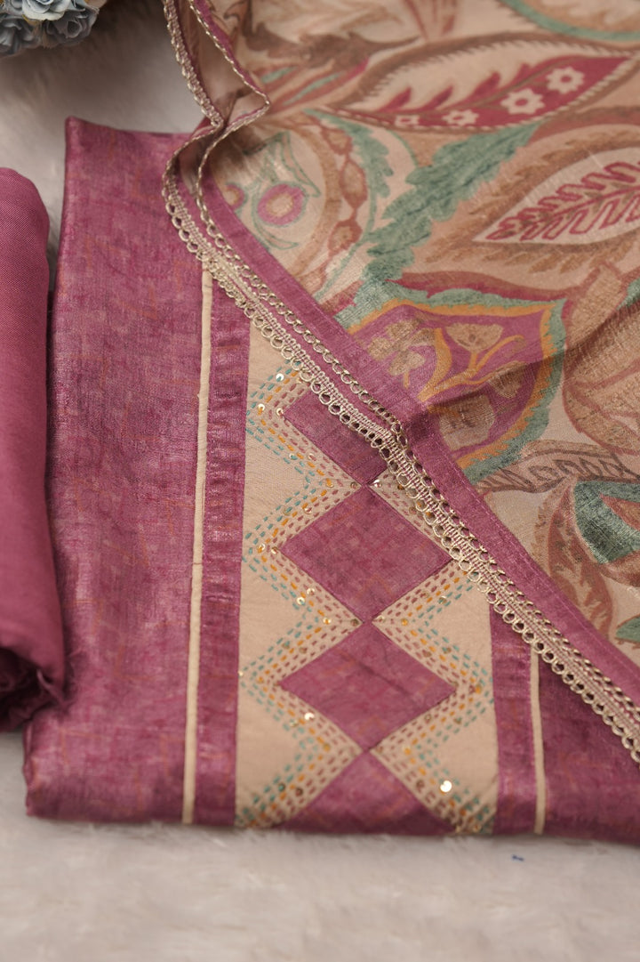 Semi Silk Salwar TSS01576