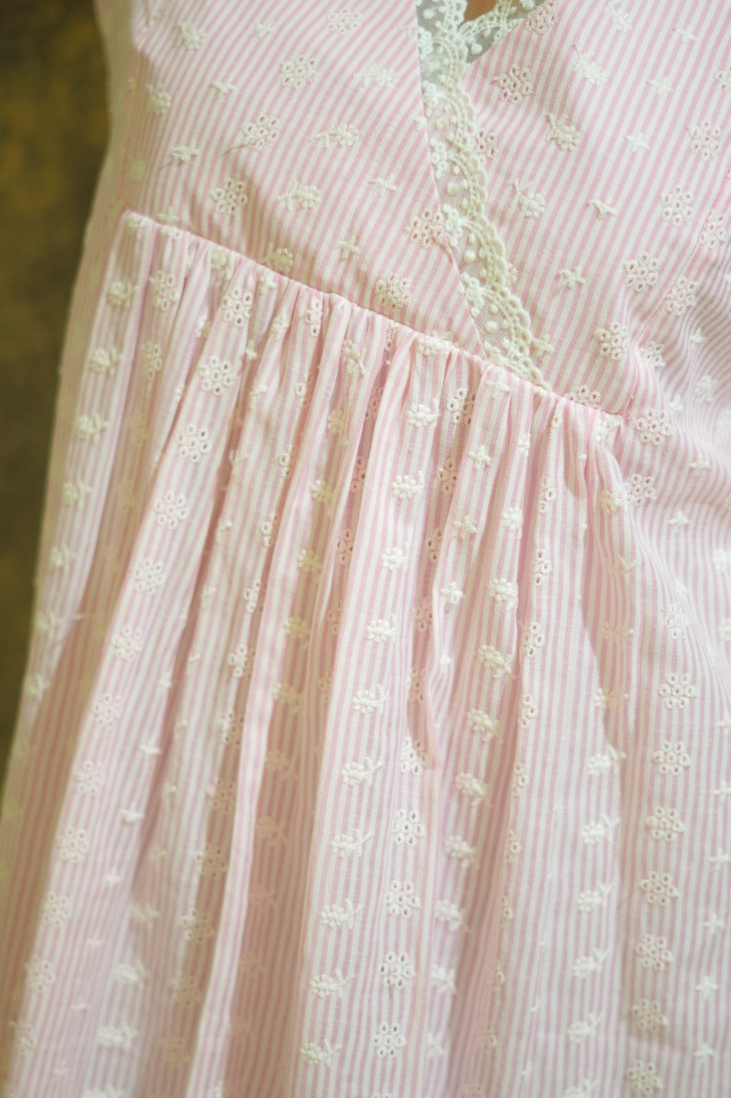 Pink cotton dress TKTB1061