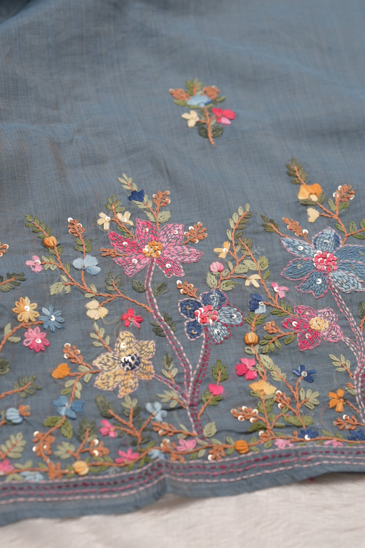Semi Chanderi Salwar TSS01627