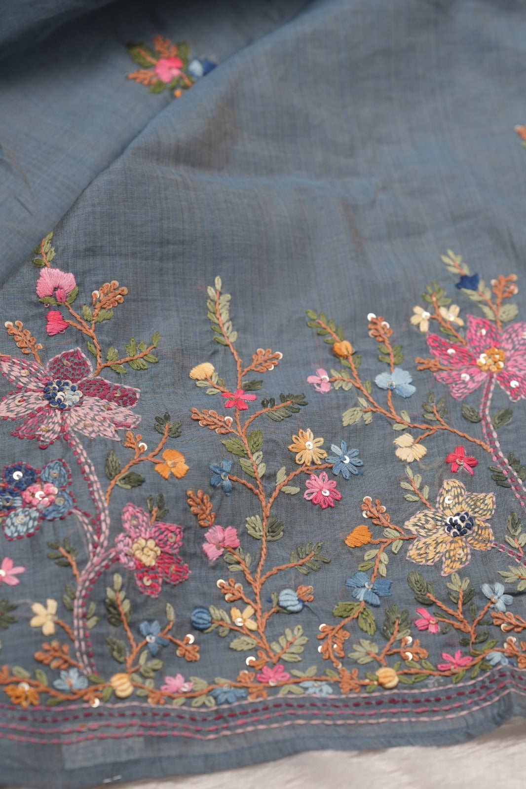 Semi Chanderi Salwar TSS01627