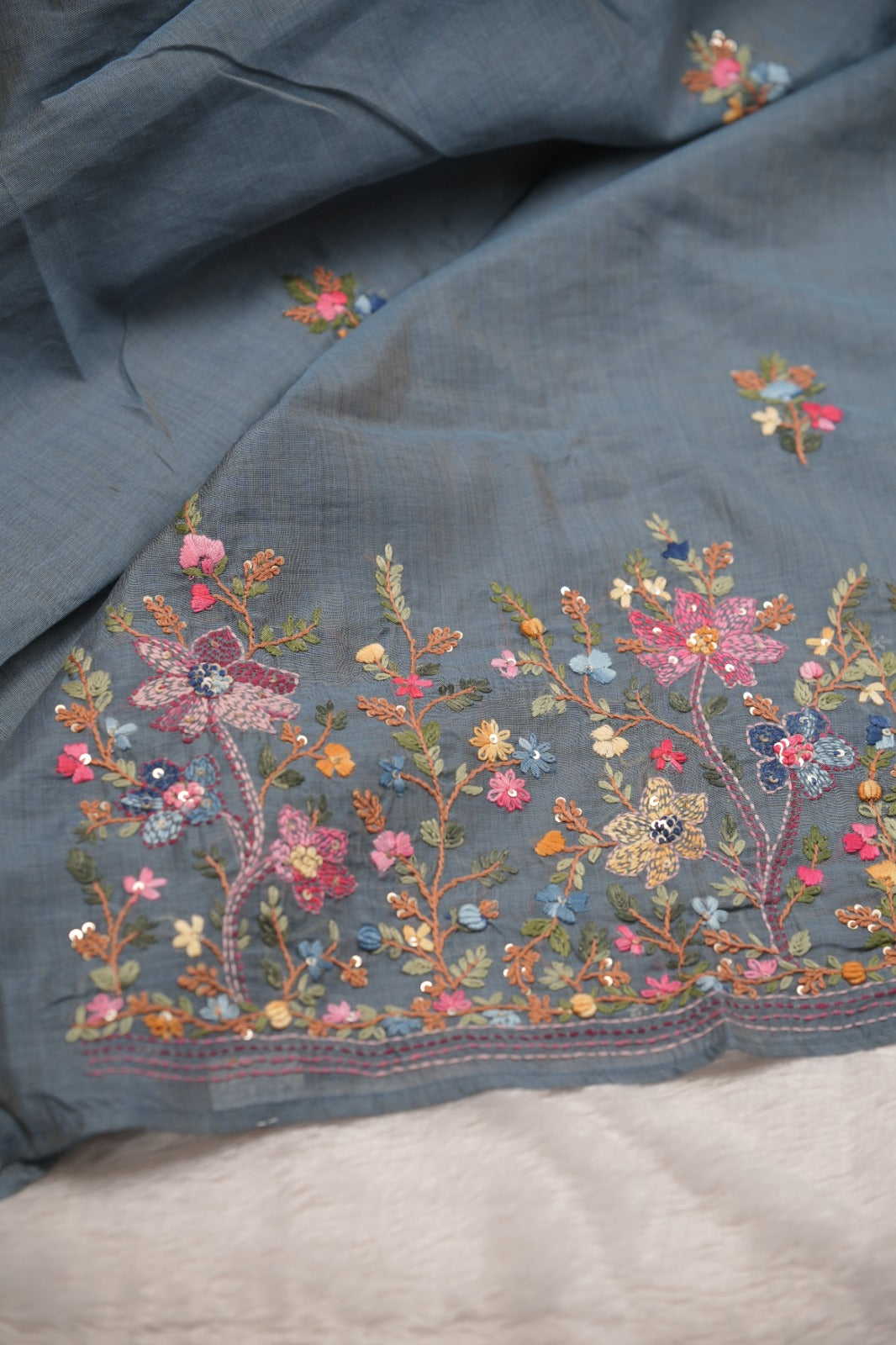 Semi Chanderi Salwar TSS01627