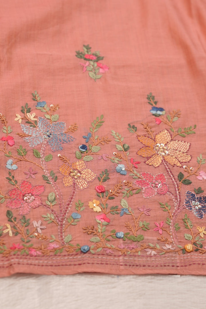Semi Chanderi Salwar TSS01599