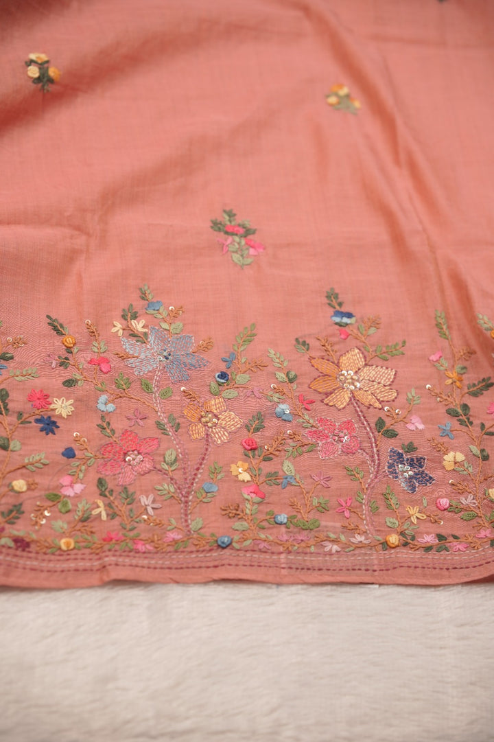 Semi Chanderi Salwar TSS01599