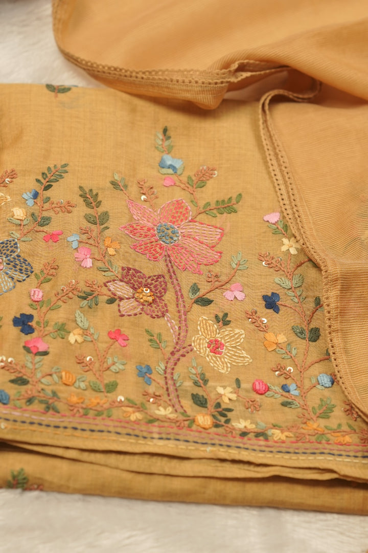 Semi Chanderi Salwar TSS01598
