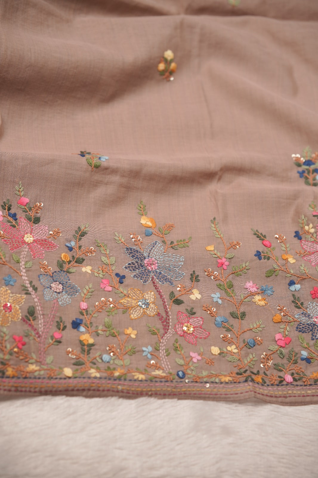 Semi Chanderi Salwar TSS01597
