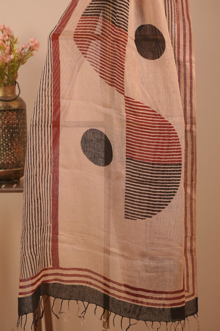 Linen Dupatta TDA01663