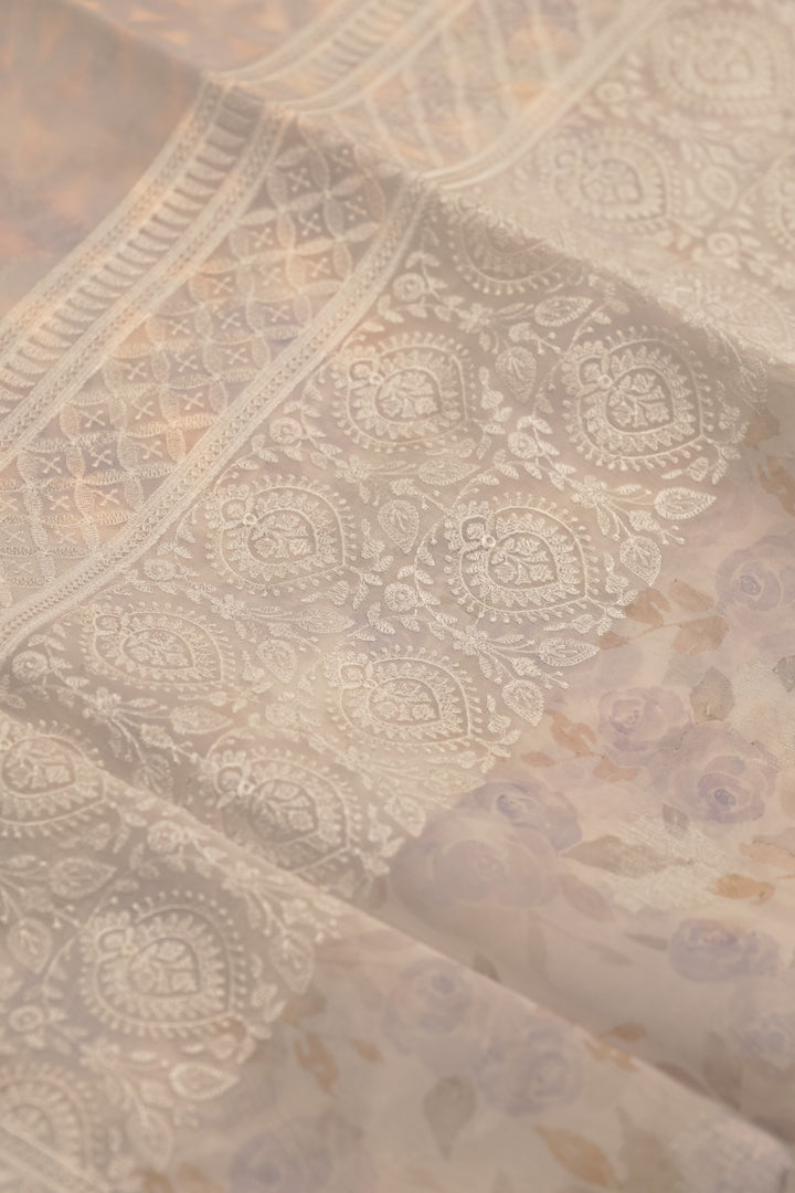 Nylon Organza Saree TSA01642