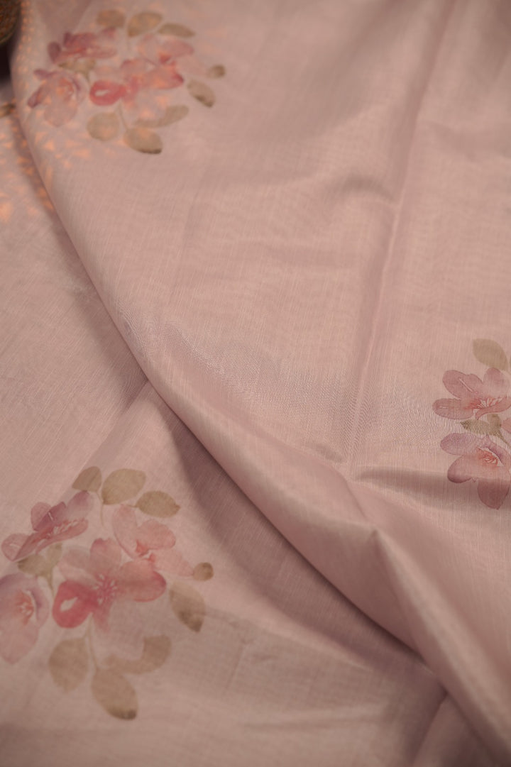 Semi Chanderi Saree TSA01648