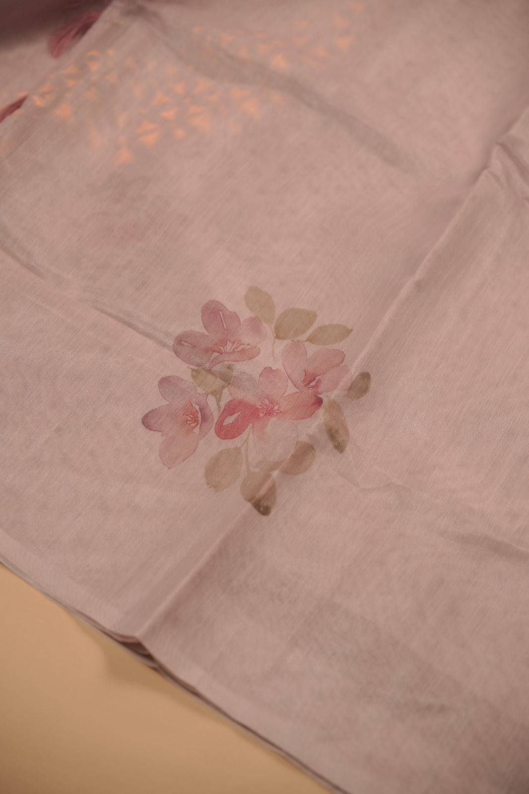 Semi Chanderi Saree TSA01648
