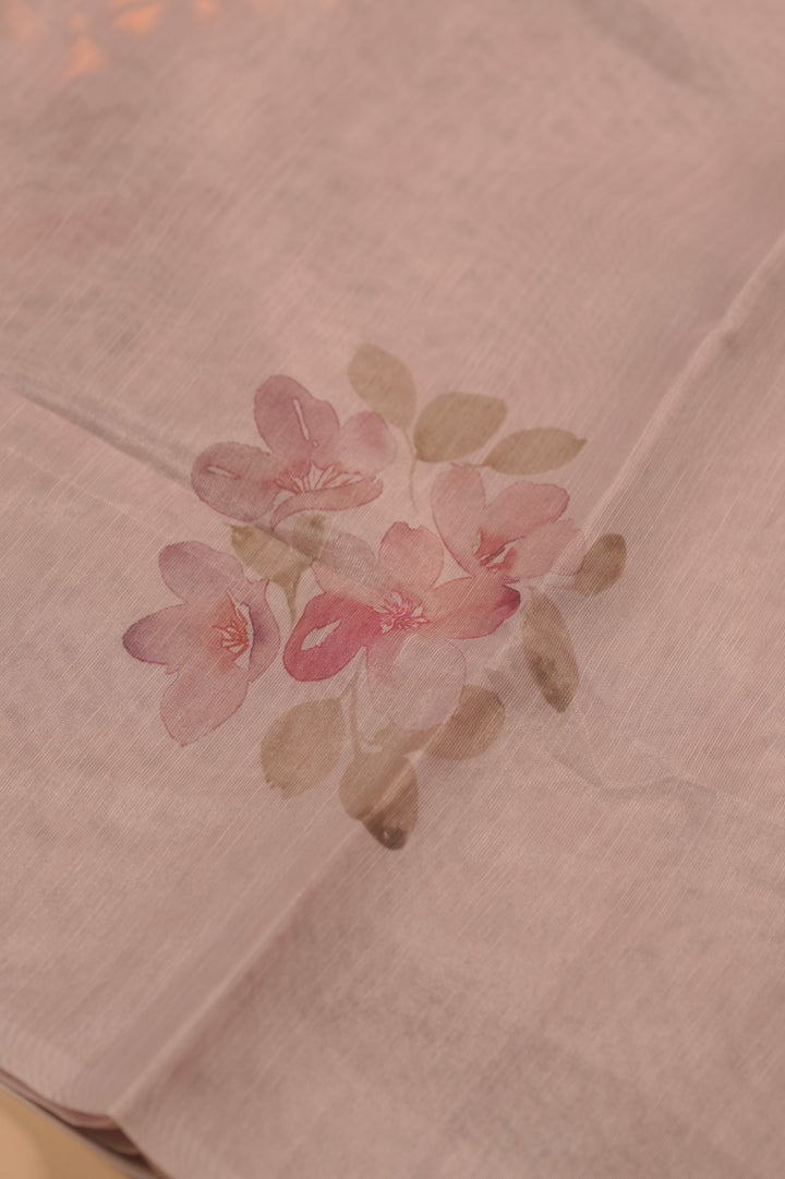 Semi Chanderi Saree TSA01648