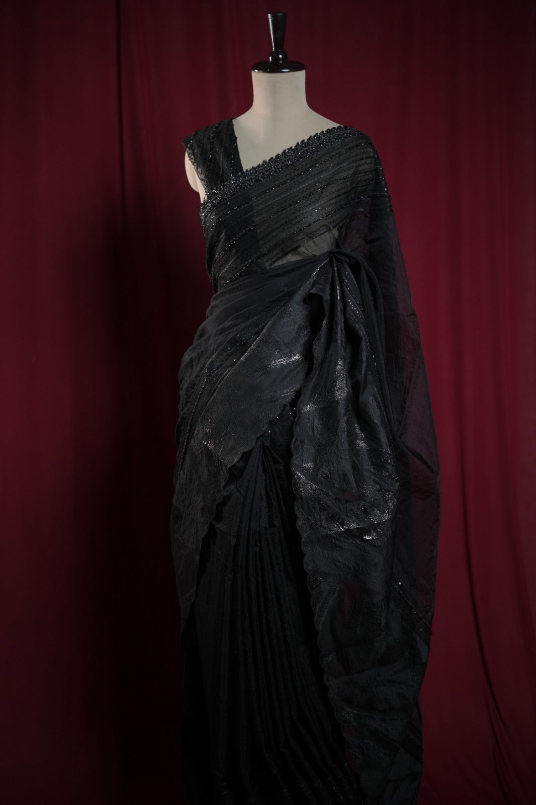 Nylon Organza Saree TAA101