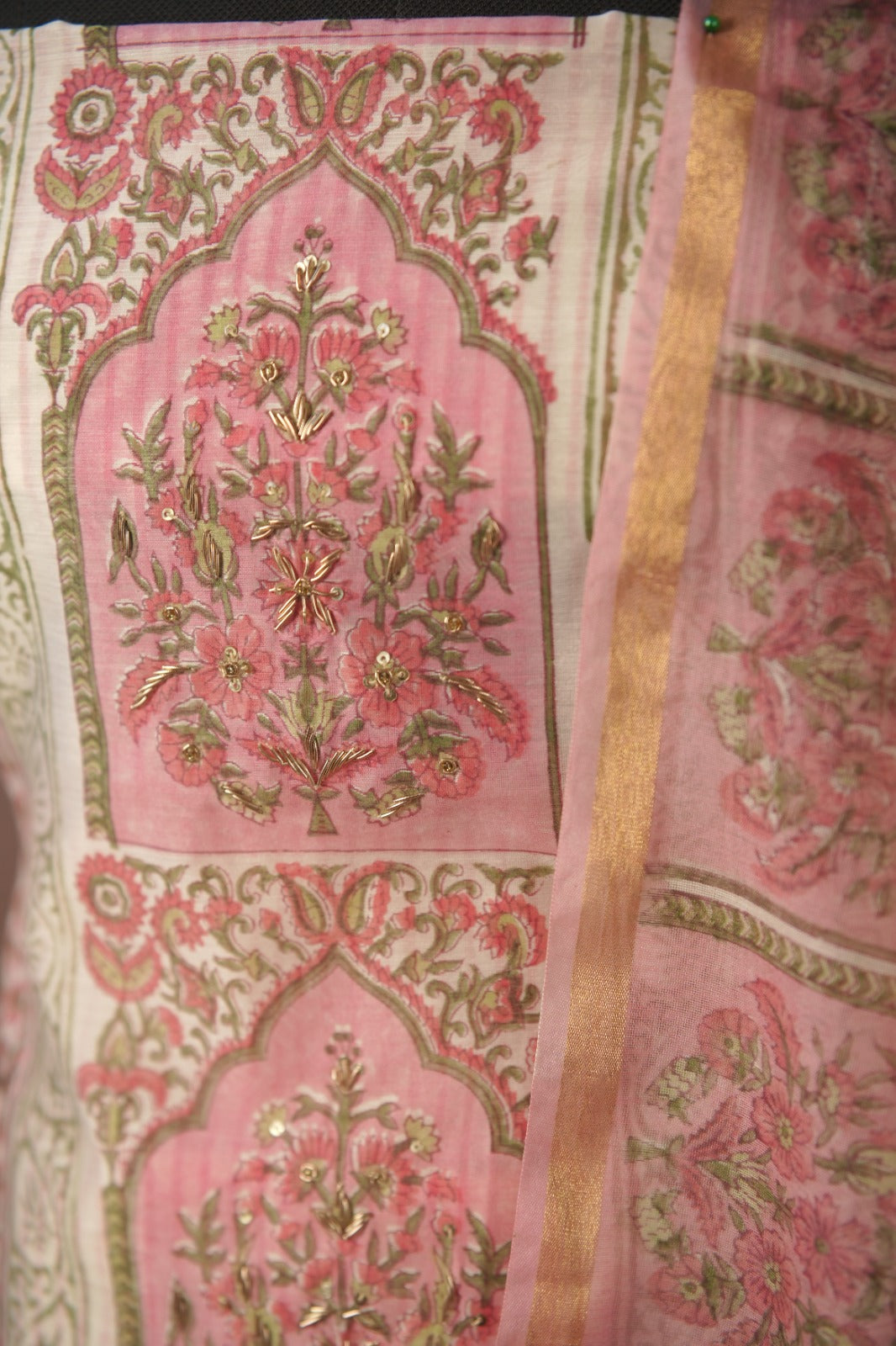 Semi Chanderi Salwar TSS01669
