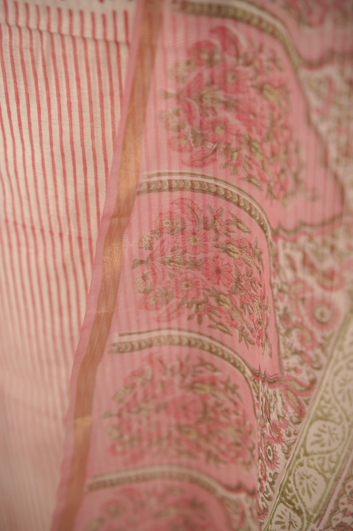 Semi Chanderi Salwar TSS01669