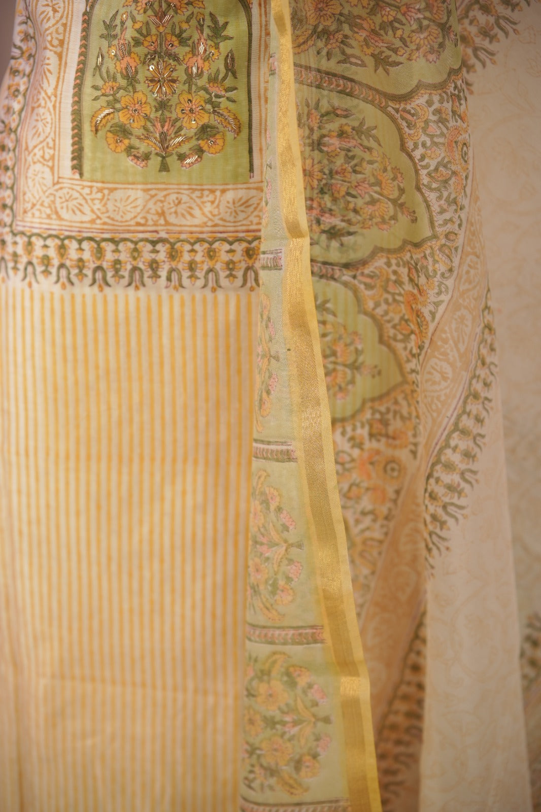 Semi Chanderi Salwar TSS01670