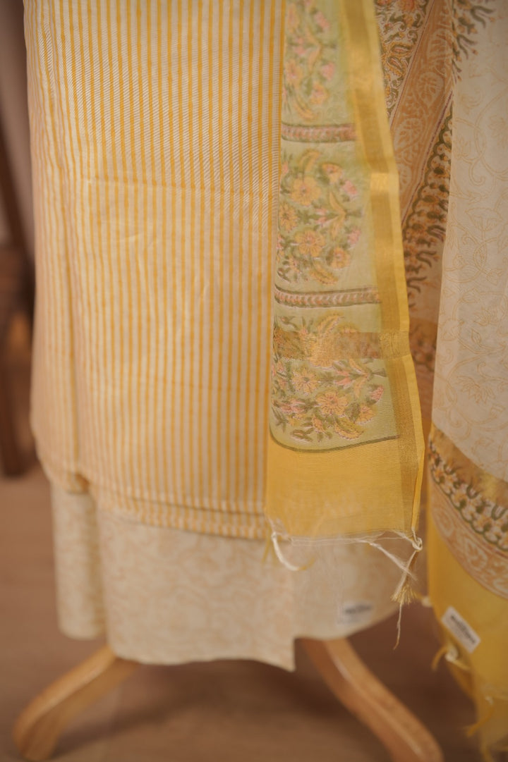 Semi Chanderi Salwar TSS01670