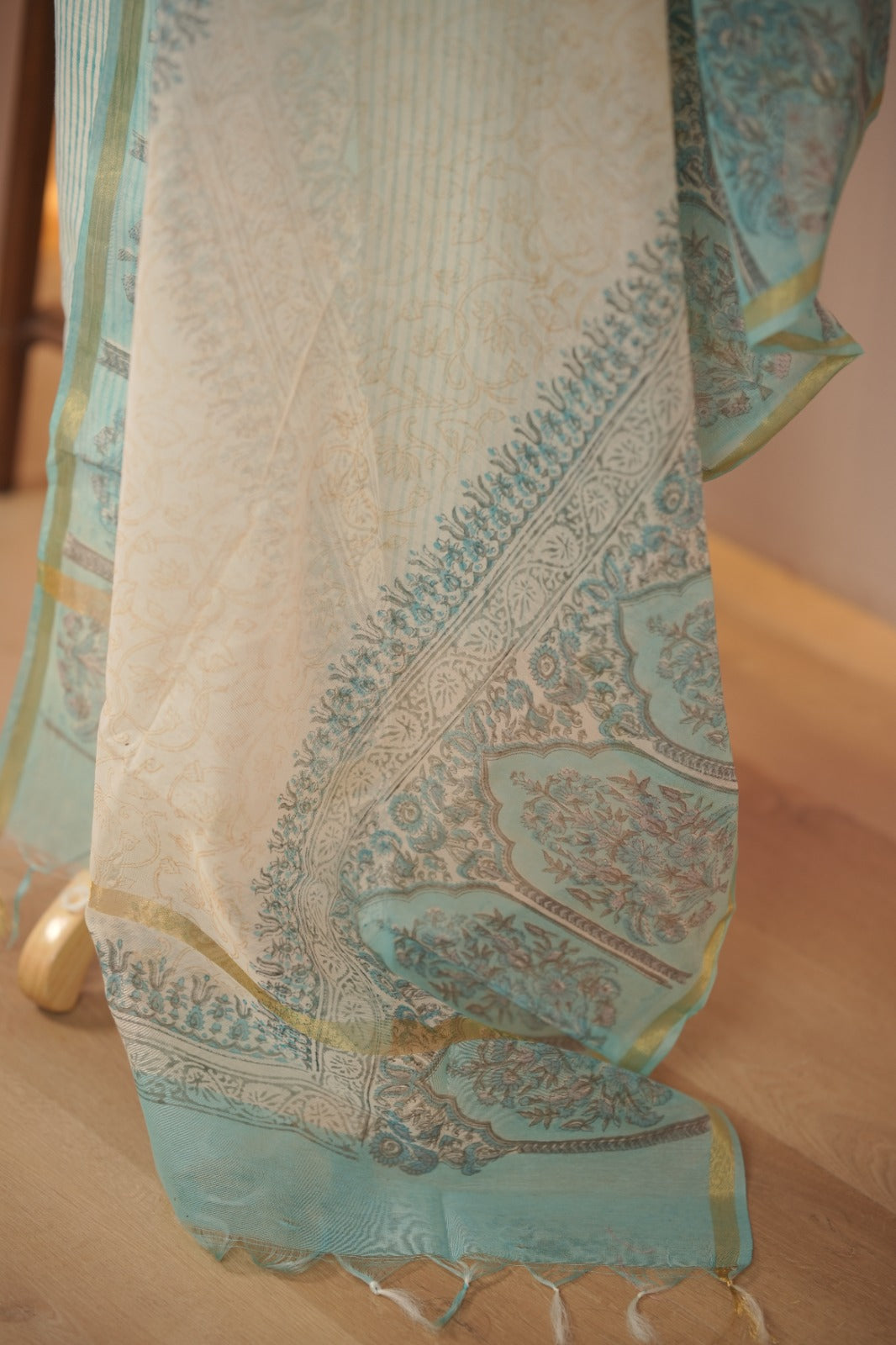 Semi Chanderi  Salwar TSS01671