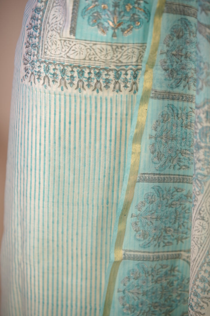Semi Chanderi  Salwar TSS01671
